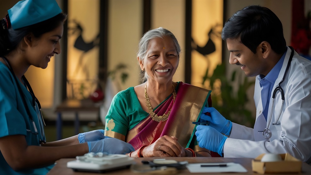 Senior Citizen Health Support indian medical camp